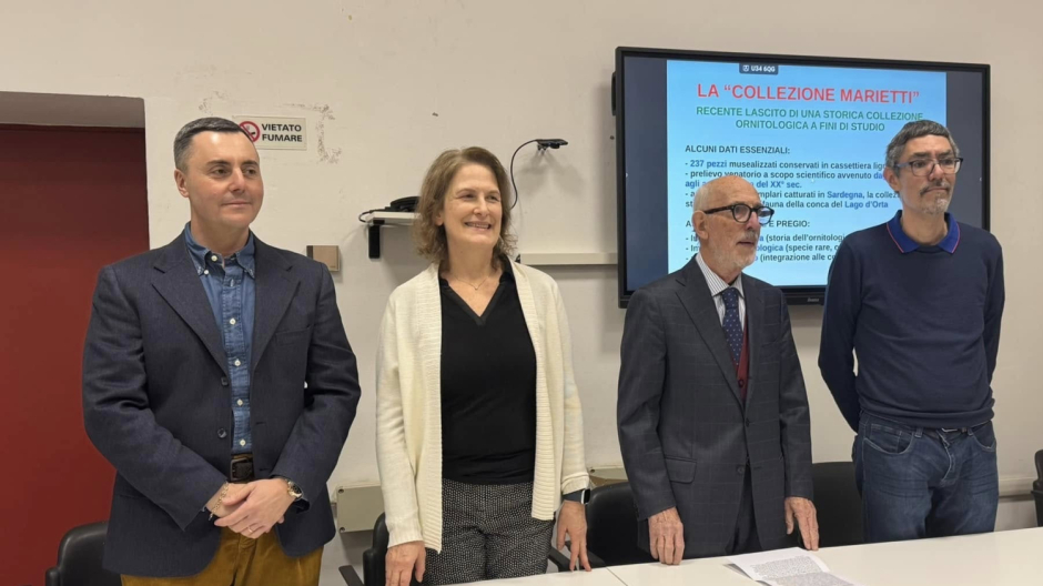 Museo di Storia Naturale Faraggiana Ferrandi, donazione della Collezione Marietti